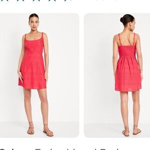 NWT Old Navy Red Mini Sundress with Scoop Neck and Spaghetti Straps XS